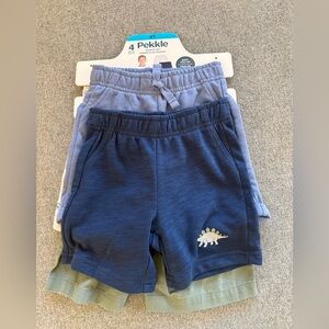 Kids Dino Shorts - Blue and Green